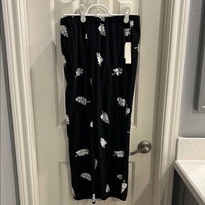 Maeve Black and White  Print Pants